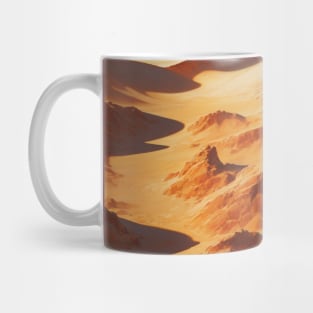 Desert Dunes in Summer Heat Mug